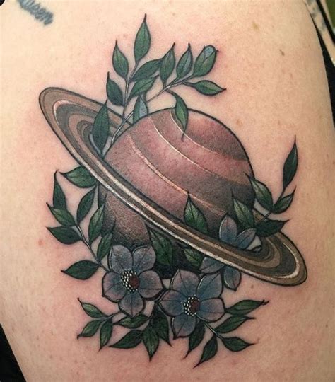 35 Amazing Saturn Tattoos With Meanings, Ideas